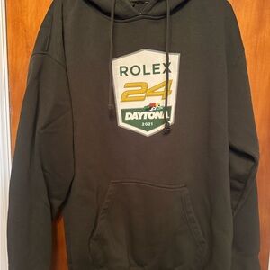 24 Hour Rolex Daytona Race Men's Olive Green Hoodie XL